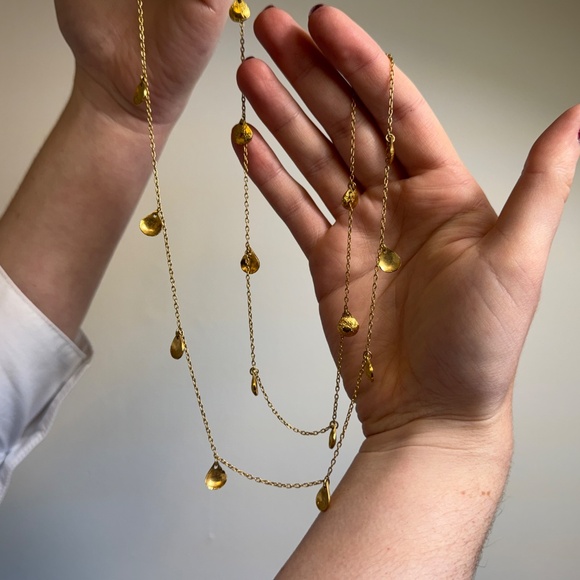 Stella & Dot Gold Charm Necklace - Picture 5 of 5